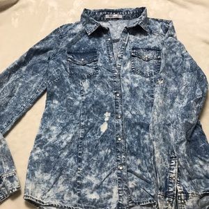Denim button shirt